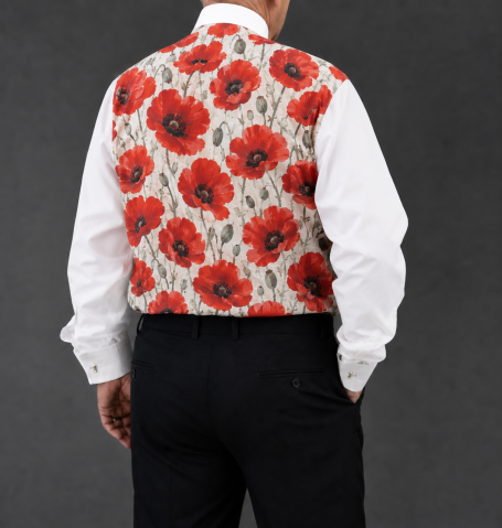 Novelty back dress shirts